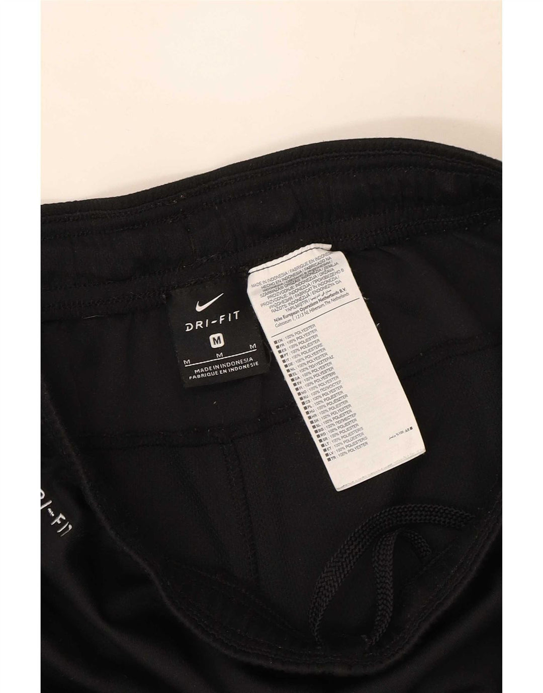 Pantalones cortos deportivos Nike Dri Fit para hombre Poliéster negro mediano