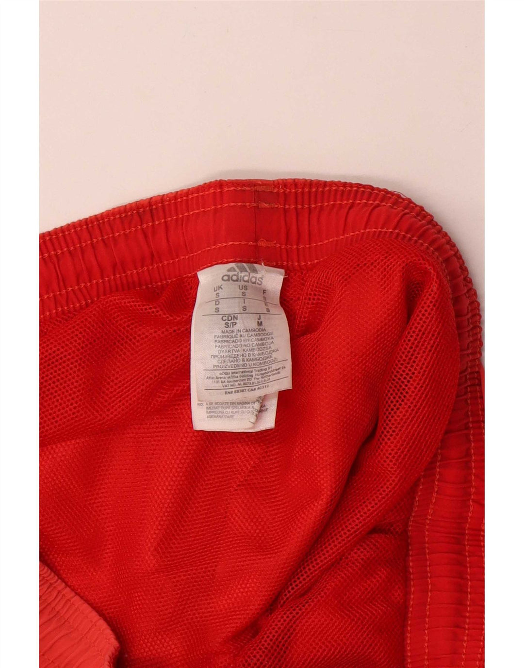 Adidas Hombre Sport Shorts Small Rojo Poliamida