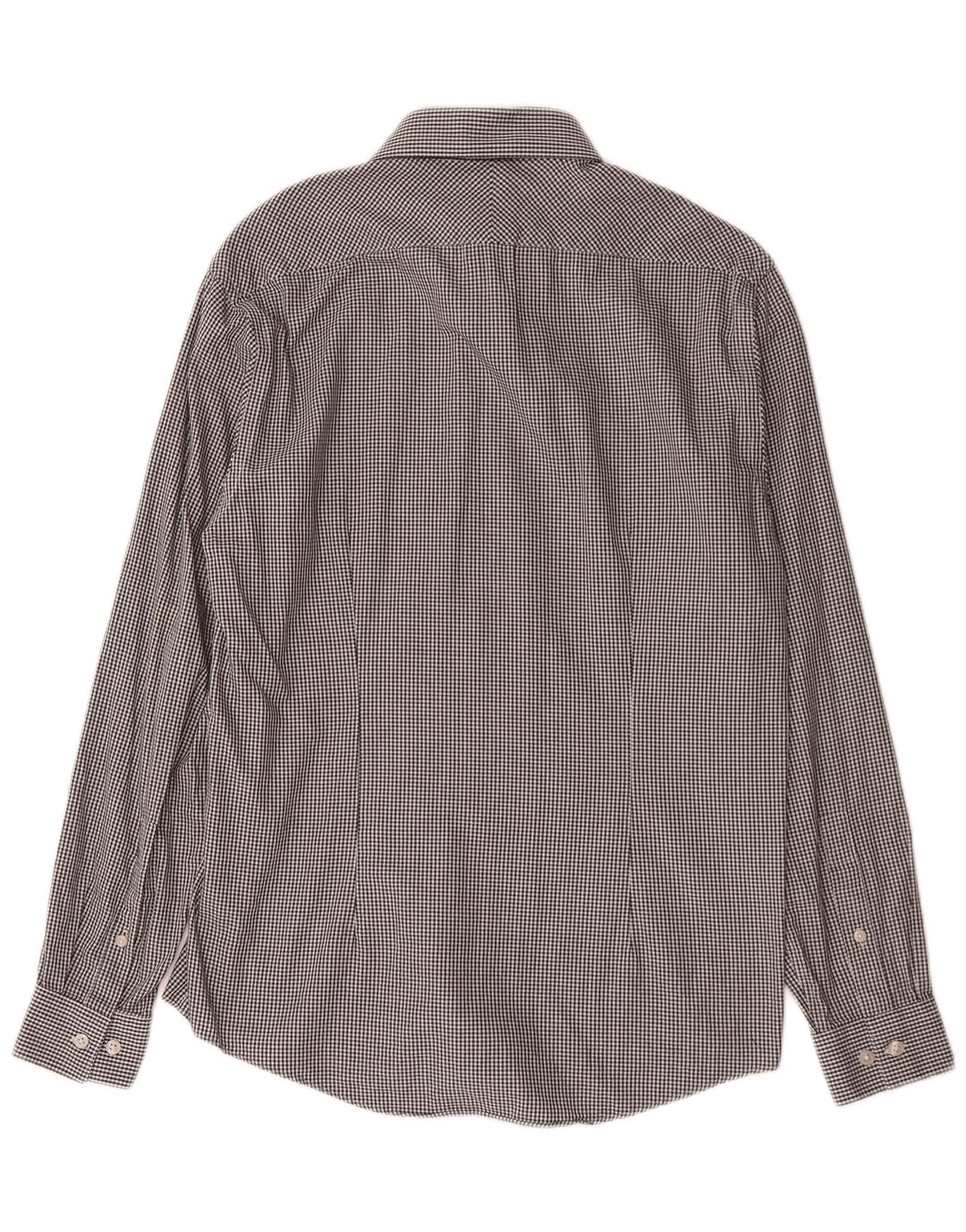 Calvin Klein Camisa Slim Fit para hombre Talla 39 15 1/2 Pata de gallo gris medio