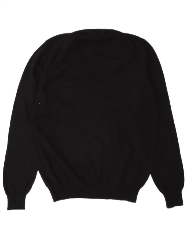 Gant Suéter tipo jersey con cuello en V para mujer UK 44 Large Lana negra