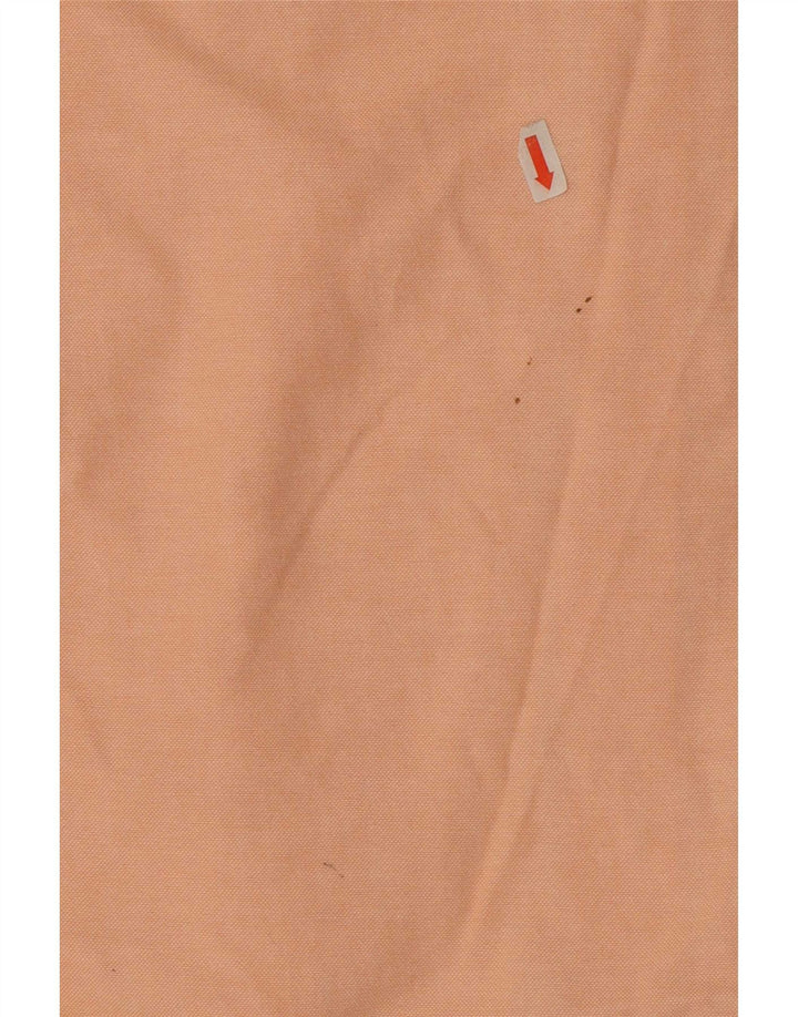Camisa Rifle Hombre Small Naranja Algodón