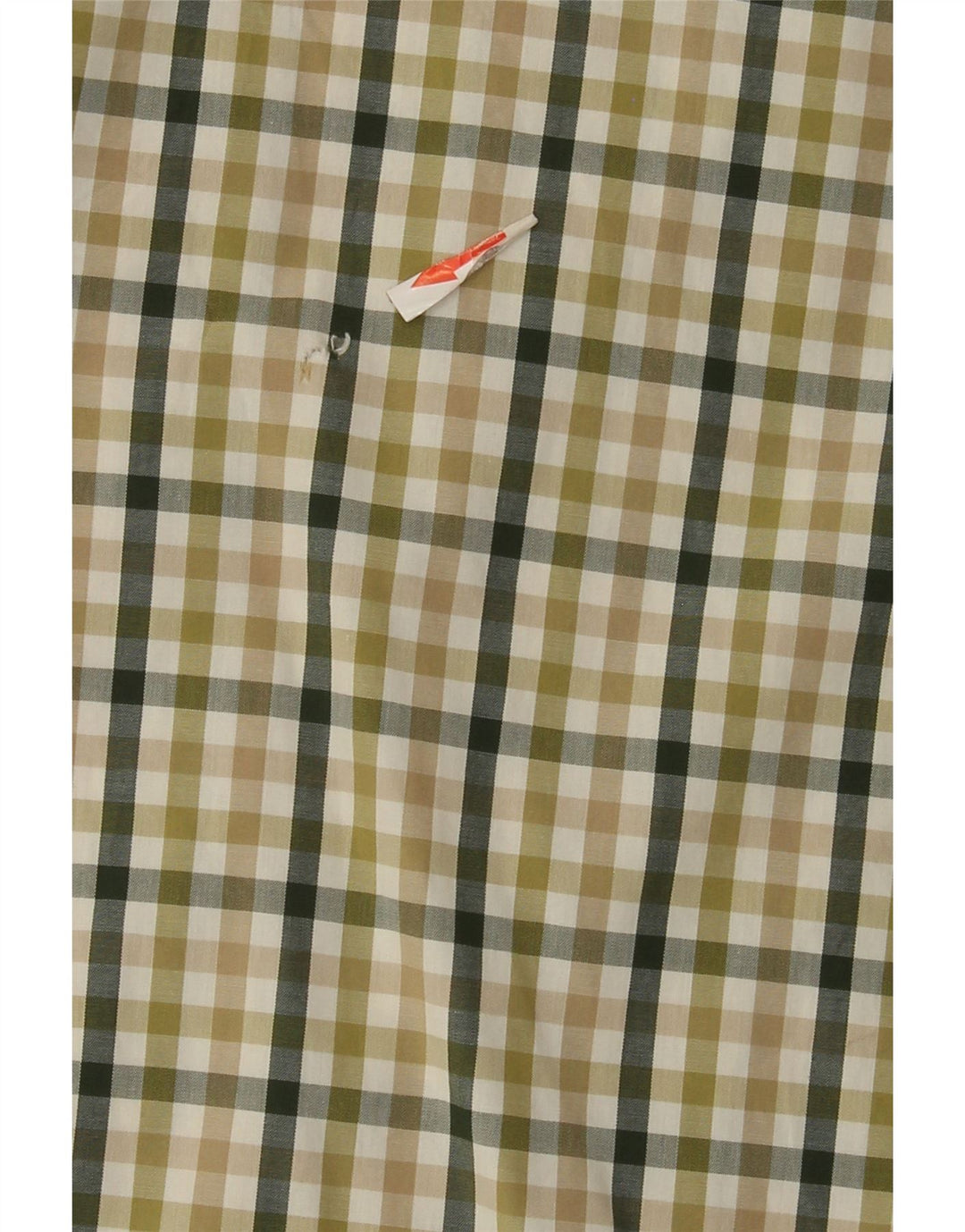 Camisa Timberland Hombre XL Algodón Vichy Verde