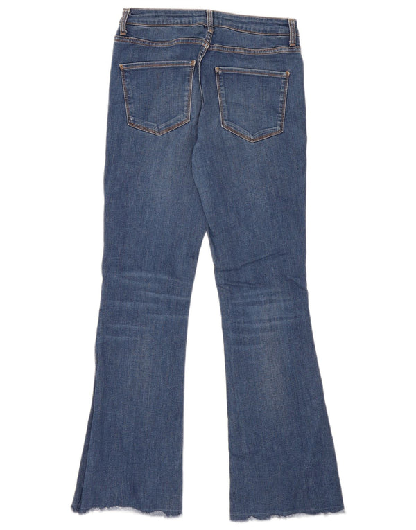 Zara Jeans Acampanados Para Mujer EU 38 Small W28 L31 Azul