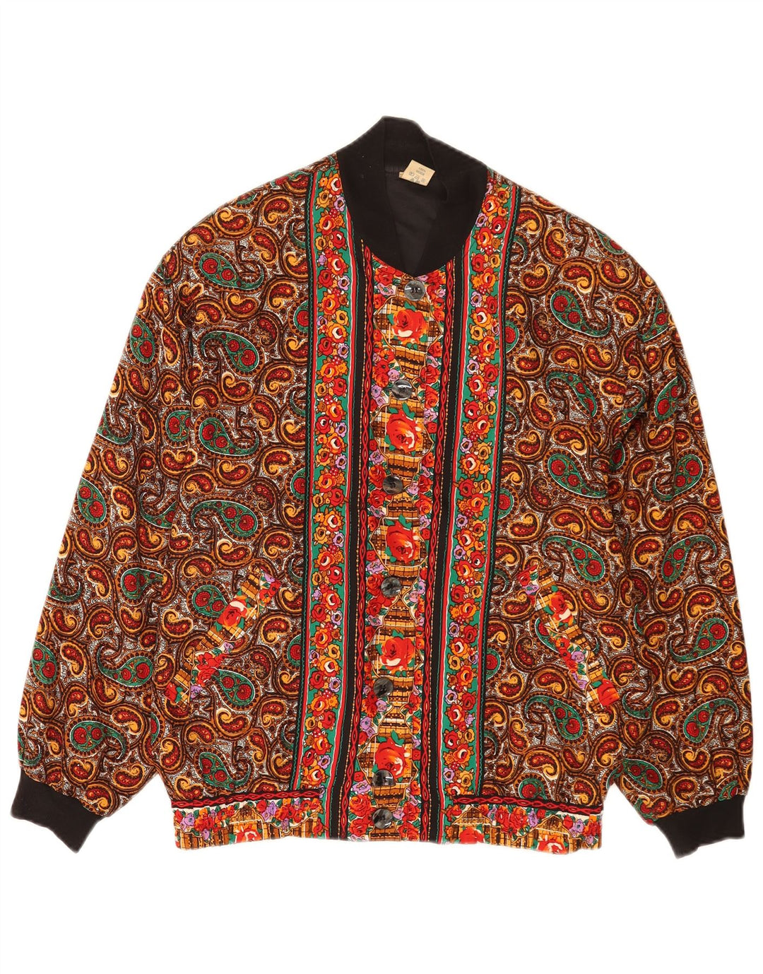 Astor Chaqueta Bomber Extragrande para Mujer EU 36/38 Small Multicolor Paisley
