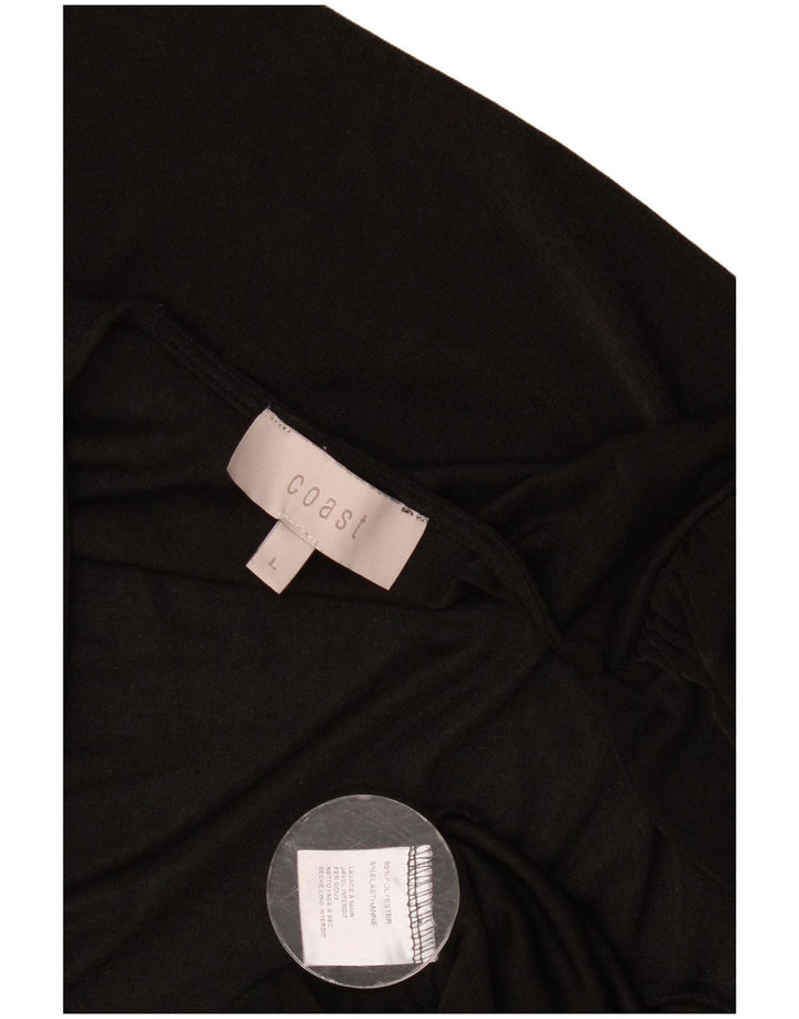 Body de manga larga para mujer Coast UK 44 Grande Poliéster negro