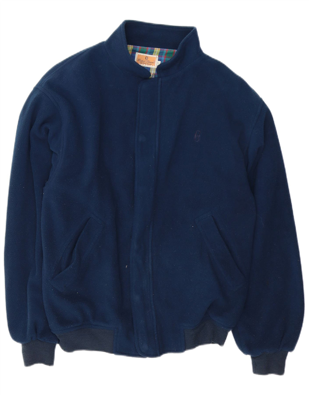 Conte of Florence Chaqueta polar para hombre, talla 40, poliéster azul marino grande