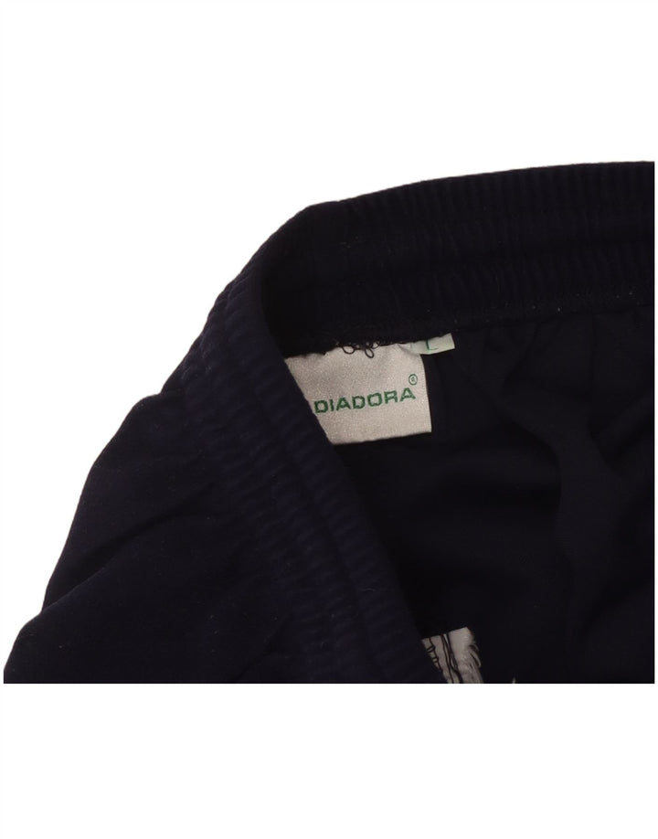 DIADORA Pantalón de Chándal de Terciopelo para Hombre Large Azul Marino