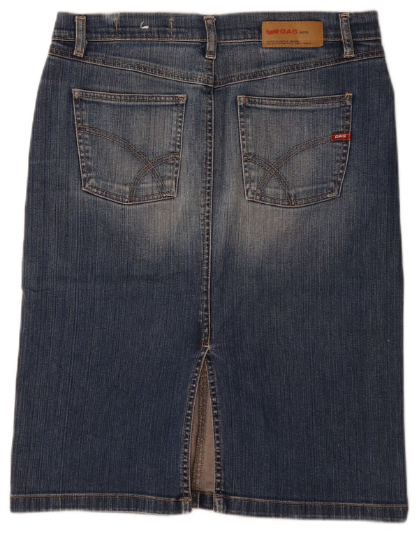 Falda Vaquera Gas Mujer Mediana W30 Azul