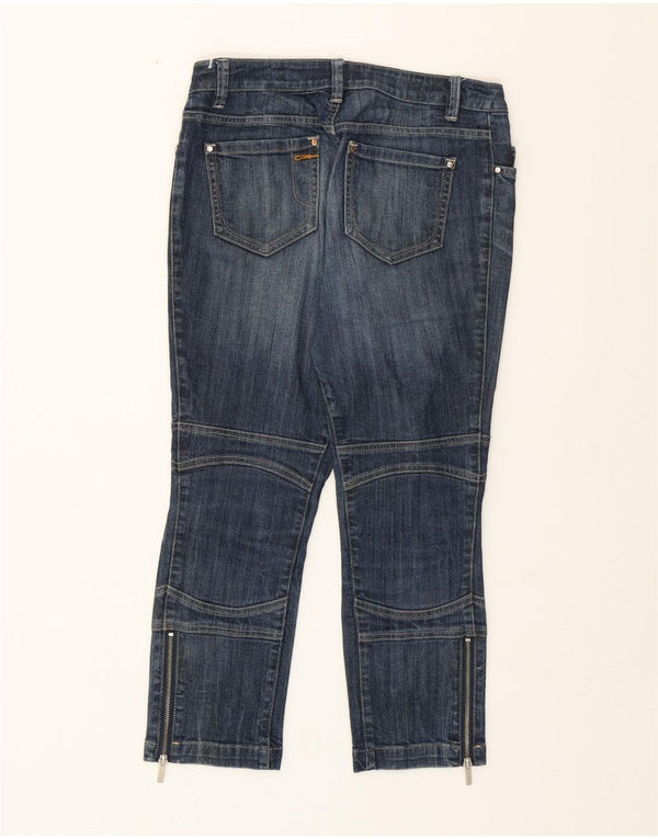 KAREN MILLEN Womens Slim Cropped Jeans UK 10 Small W29 L24 Blue