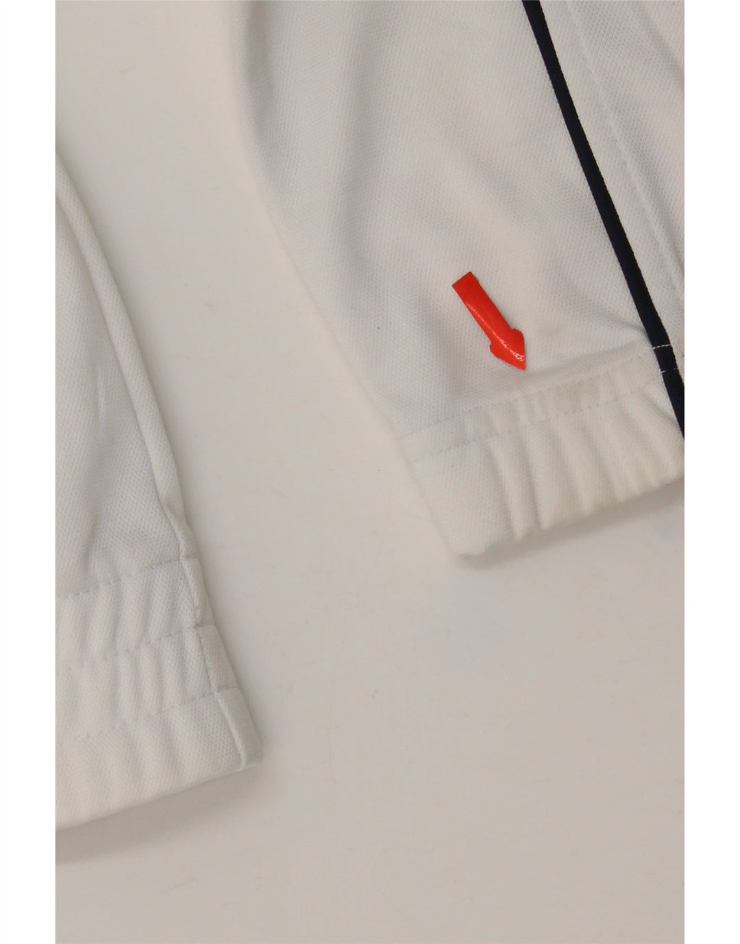 Asics - Chaqueta de chándal gráfica para niños, 7-8 años, color blanco