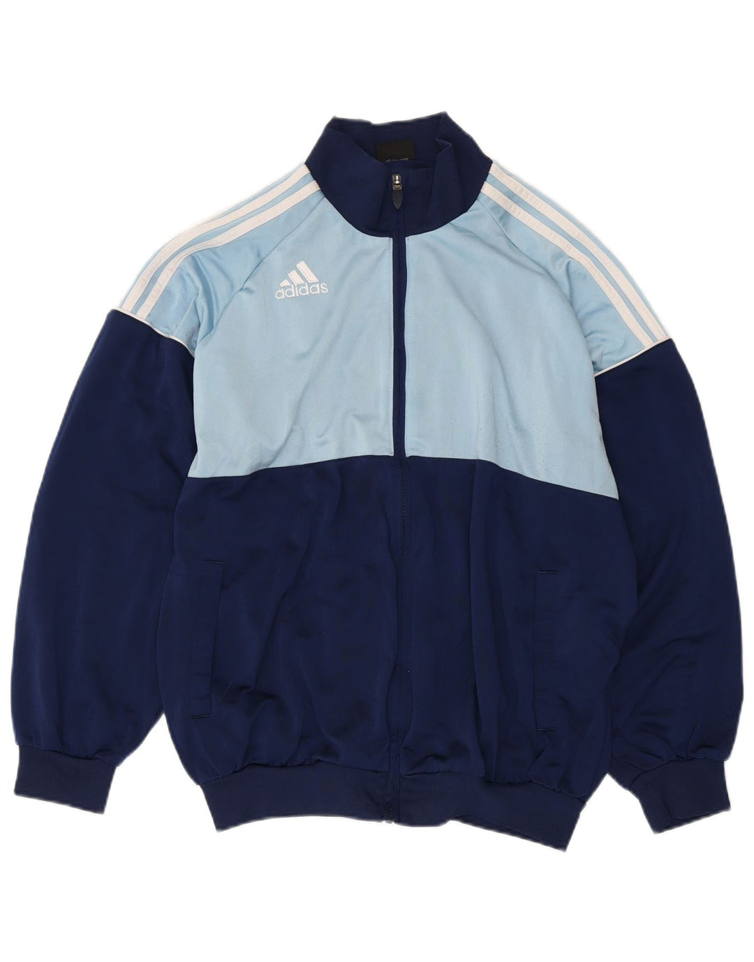 ADIDAS Chándal completo para hombre UK 40/42 Medio Azul marino Colorblock Poliéster