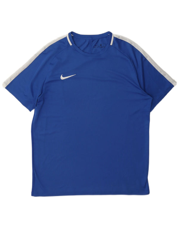 Camiseta Nike Dri Fit para hombre XL Azul Colorblock