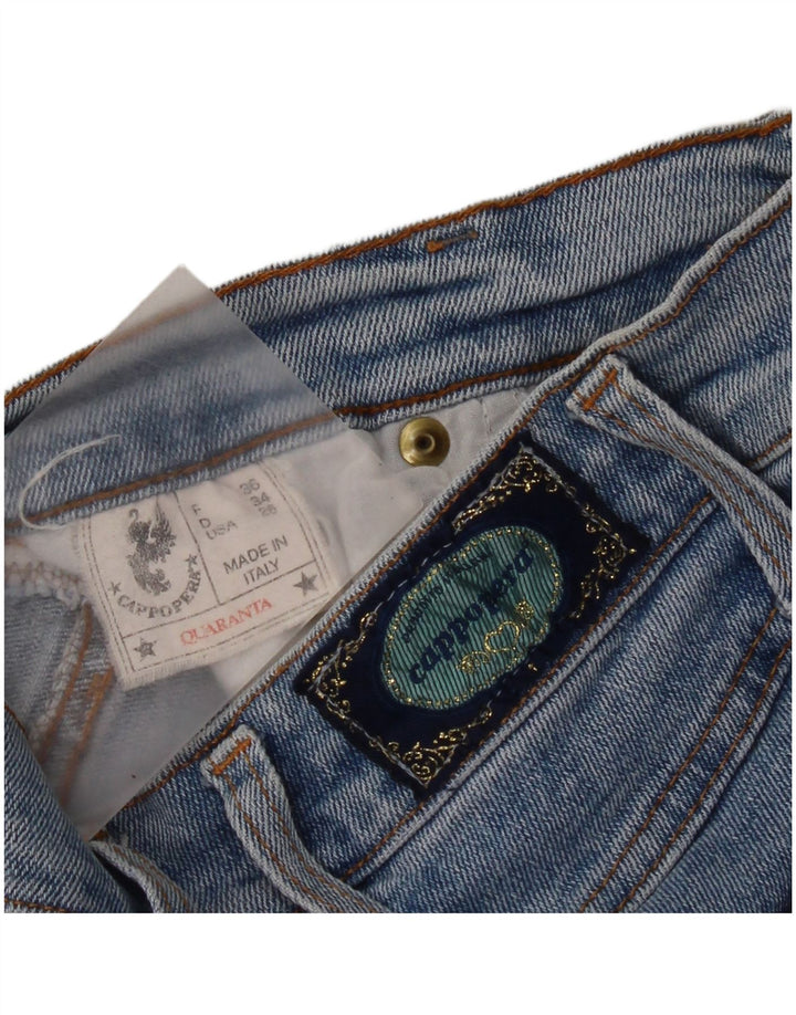 Cappopera Vaqueros Slim Mujer W26 L25 Algodón Azul