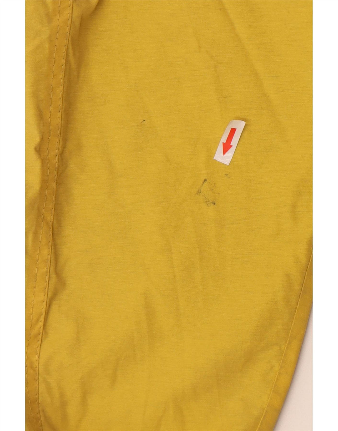 Polbot Chaqueta impermeable con capucha para hombre UK 38 Poliéster amarillo medio