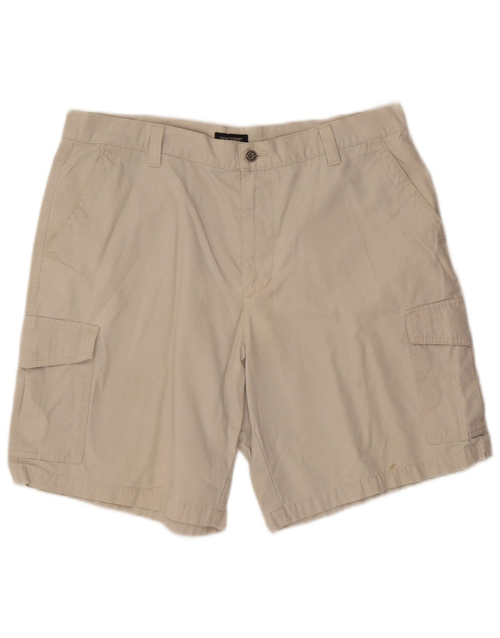 DOCKERS Pantalones cortos cargo para hombre W38 XL Algodón beige
