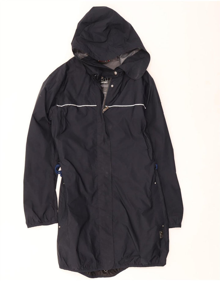 Helly Hansen Chubasquero con capucha para mujer UK 46 Grande Poliéster negro