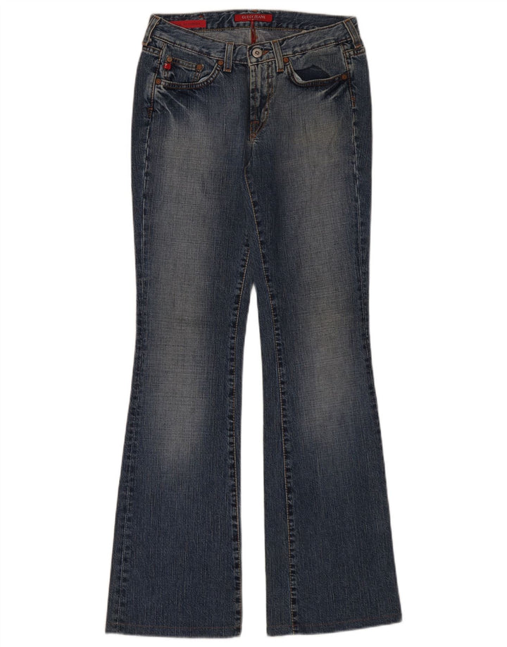 Vaqueros Guess Mujer Acampanados W26 L32 Azul Algodón