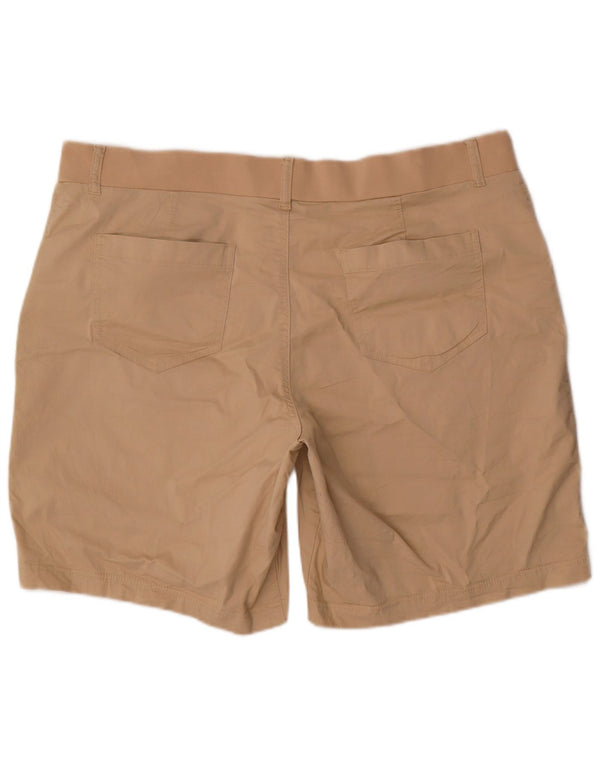 Lee Bermudas Riders Mid Rise para mujer US 20 3XL W40 Algodón Beige