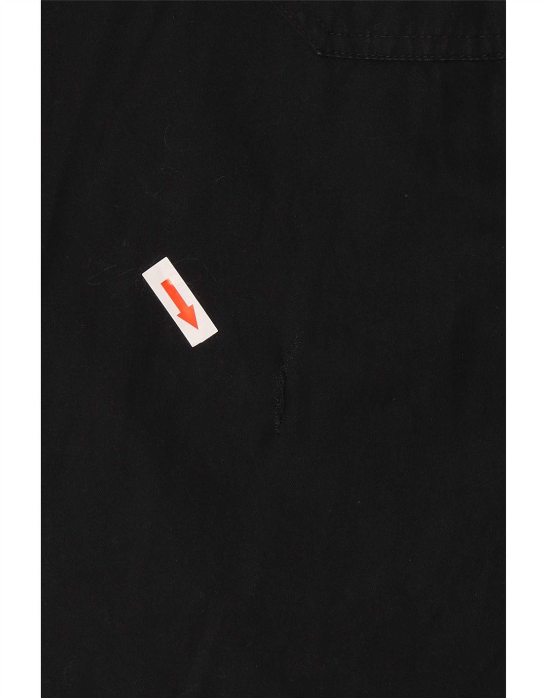 Wrangler Camisa De Manga Corta Para Hombre Grande Algodón Negro