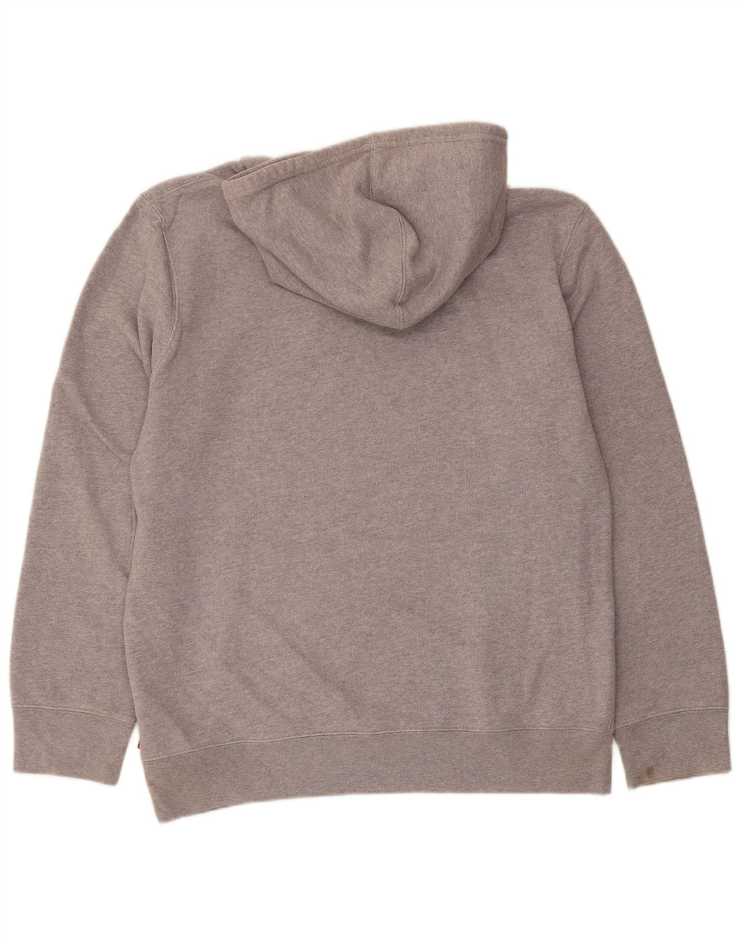 Levi's Jersey con capucha gráfica para hombre de algodón gris grande