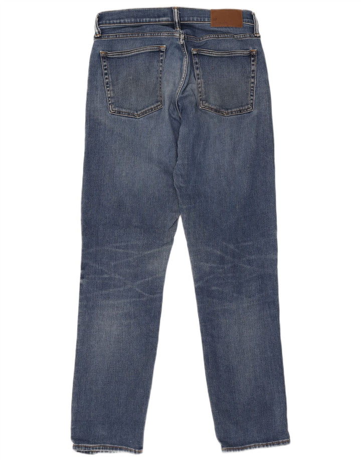 Gap Vaqueros rectos ajustados desgastados para hombre W32 L34 Algodón azul