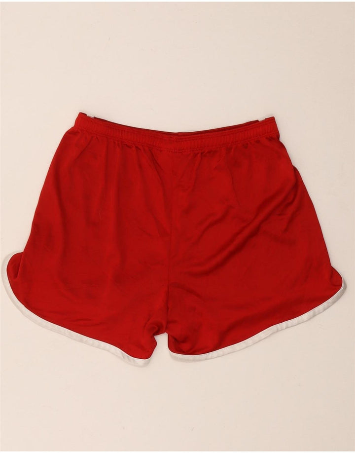 Russell Athletic Pantalones cortos deportivos para mujer UK 10 Small Rojo Poliéster