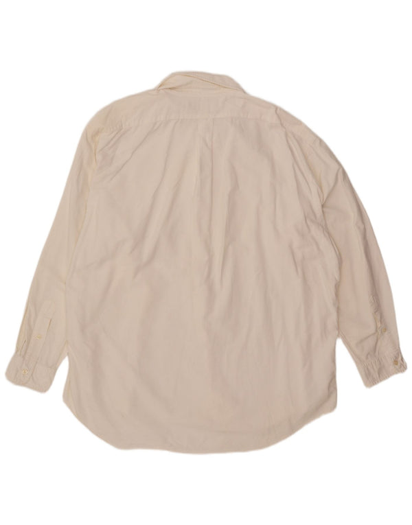 Ralph Lauren Camisa holgada para hombre XL Algodón blanco