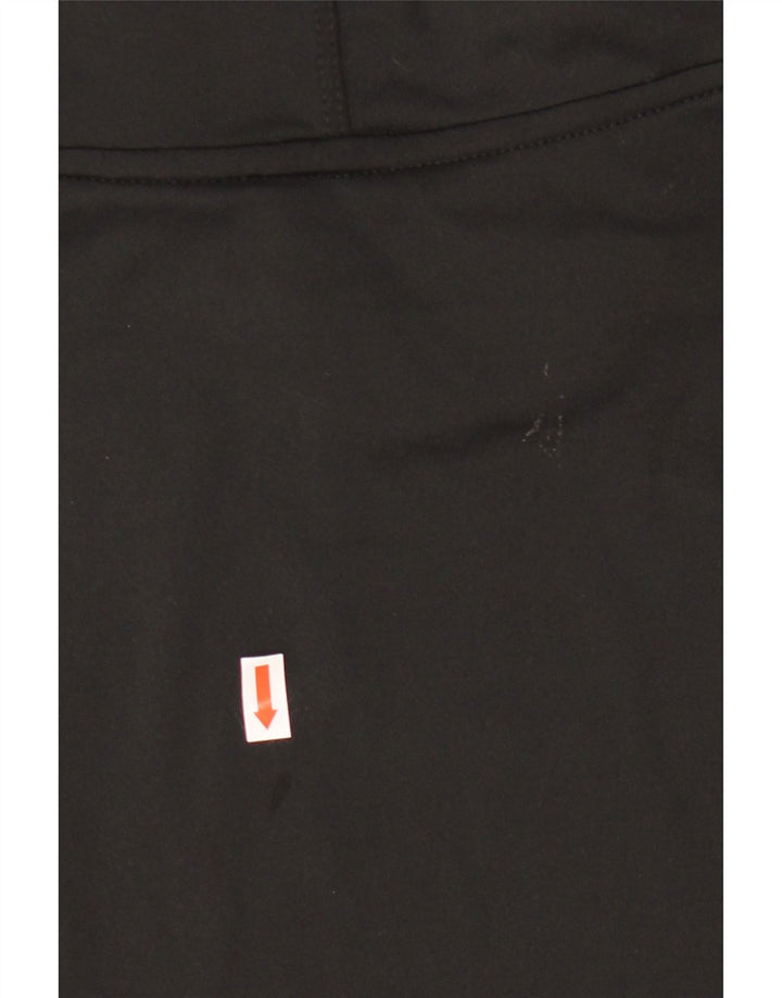 PUMA Jersey con capucha sin mangas gráfico para mujer UK 12 Mediano Negro Poliéster