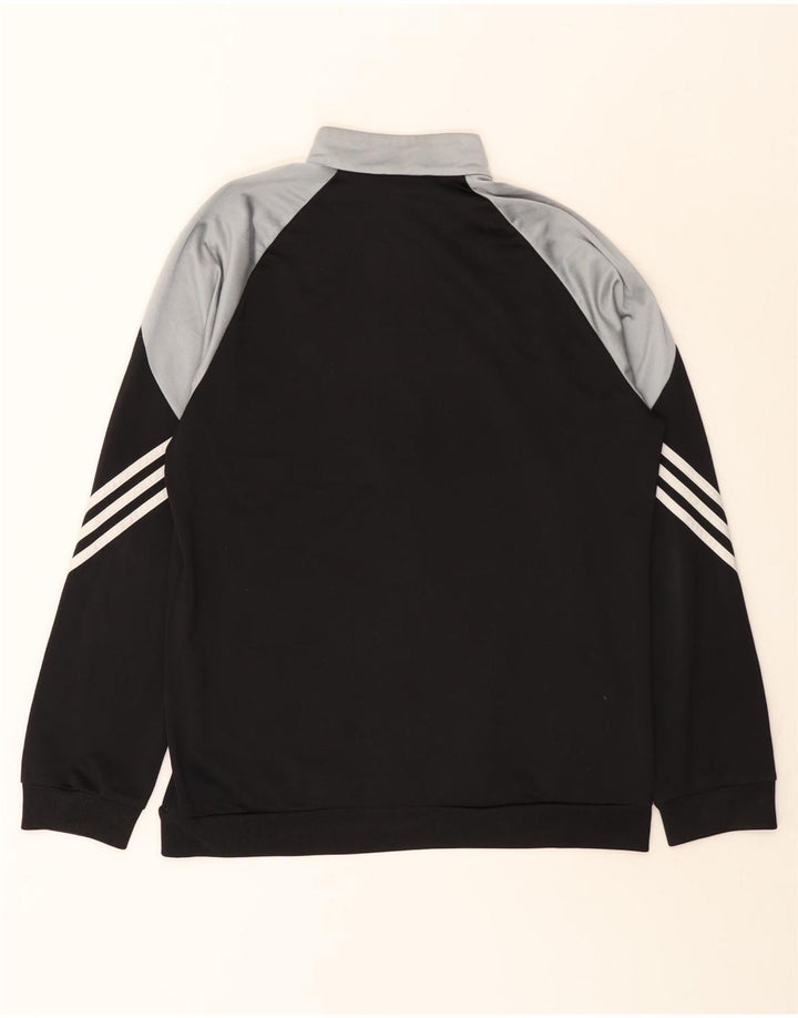 Adidas - Chándal completo para hombre, talla grande, color negro, poliéster