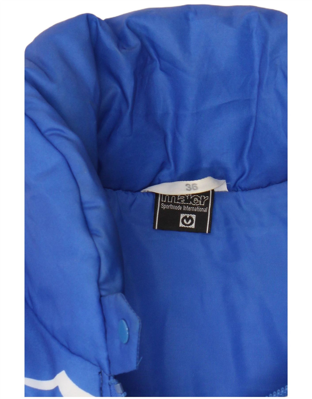 Maier Chaqueta Acolchada Mujer EU 36 Small Azul Colorblock Poliamida