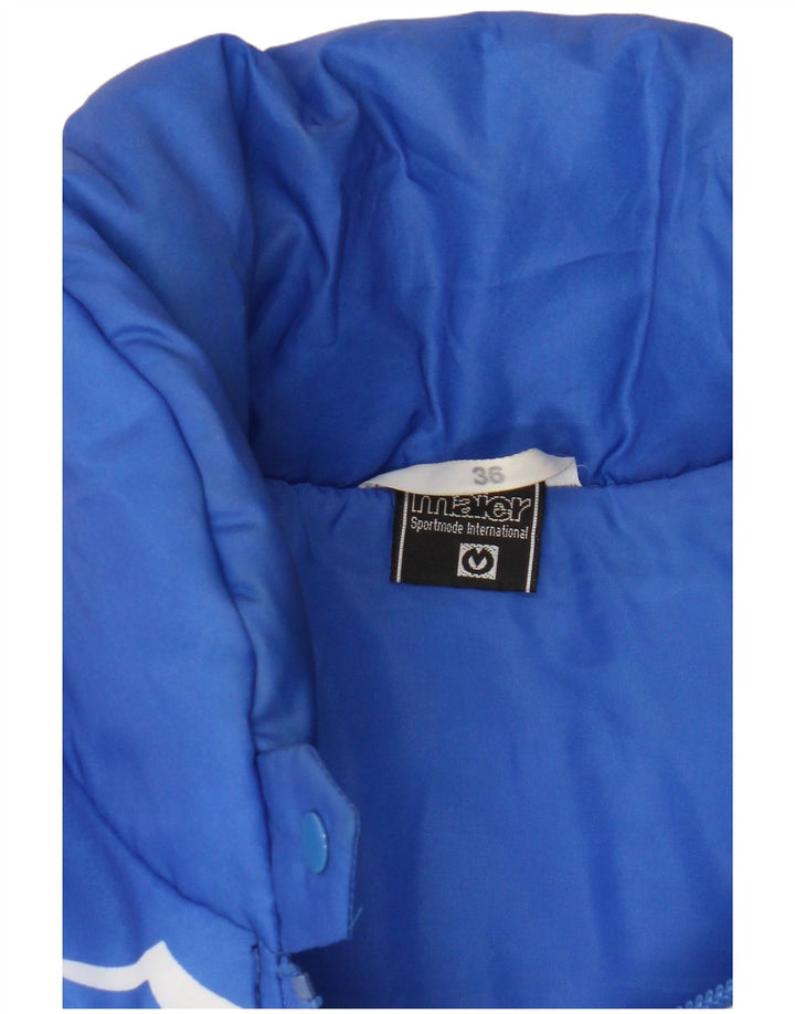 Maier Chaqueta Acolchada Mujer EU 36 Small Azul Colorblock Poliamida