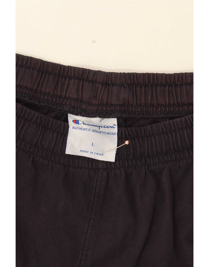 Champion - Pantalones cortos deportivos para hombre, talla grande, algodón azul marino