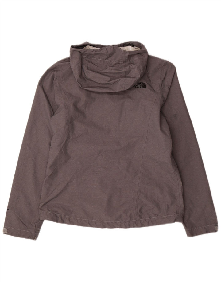 THE NORTH FACE Chaqueta impermeable con capucha Dryvent para mujer UK 10 Small Grey Nylon
