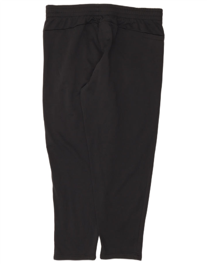 Under Armour Pantalón de chándal holgado para hombre, talla 2XL, poliéster negro