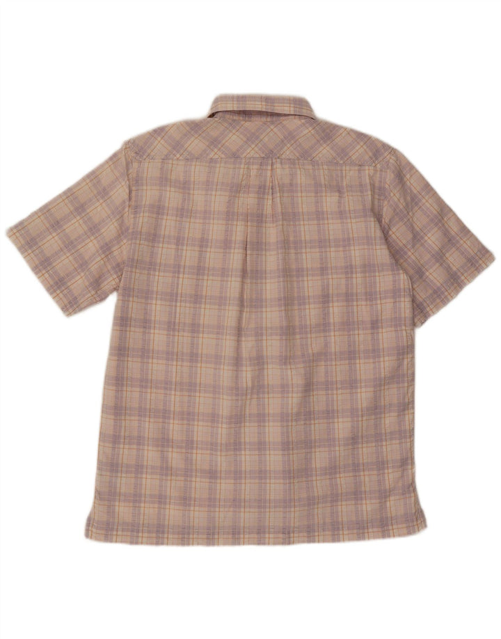 Camisa Diadora Hombre Grande Cuadros Multicolor Algodón