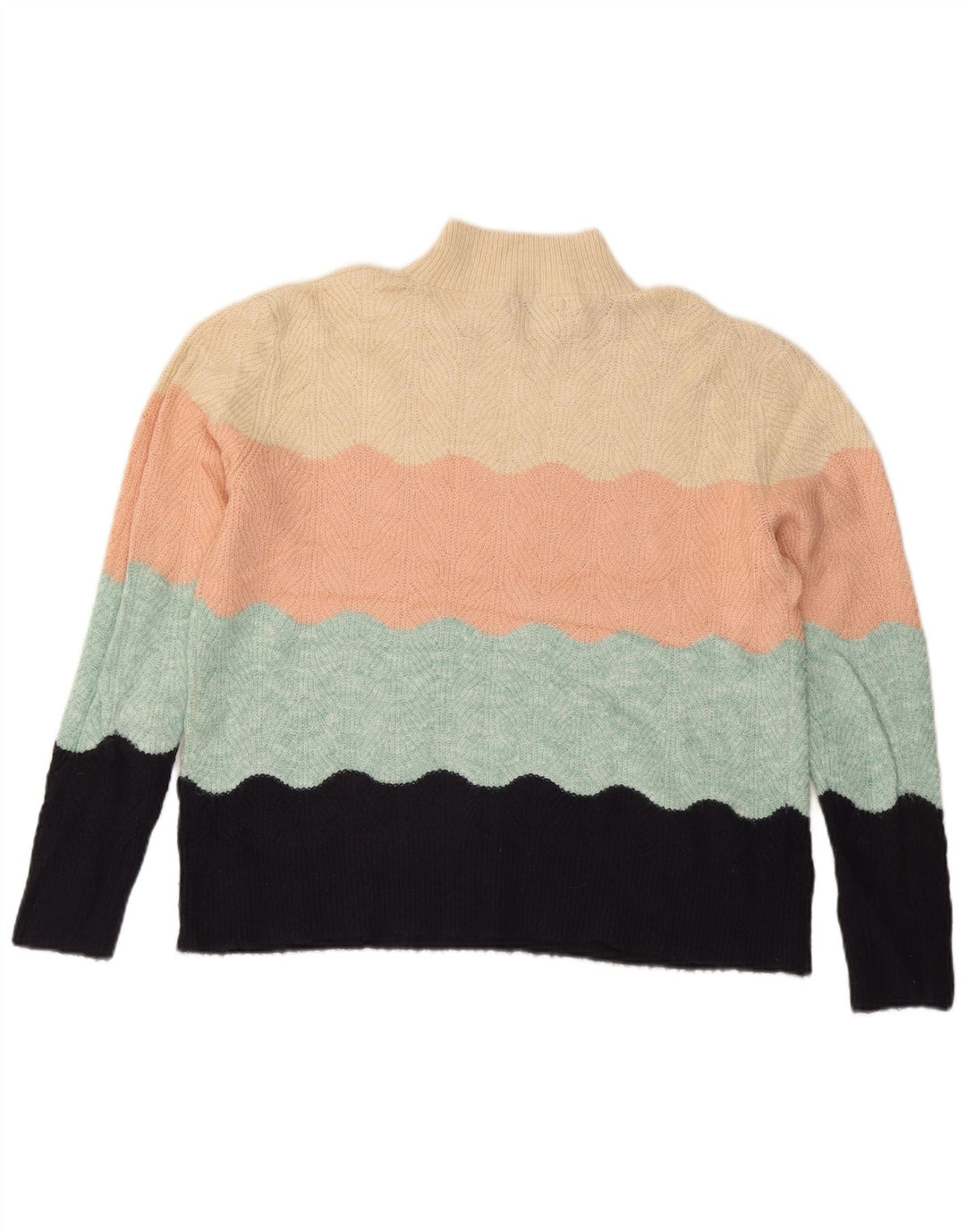 Oasis - Jersey con cuello alto para mujer, talla 40, talla grande, multicolor