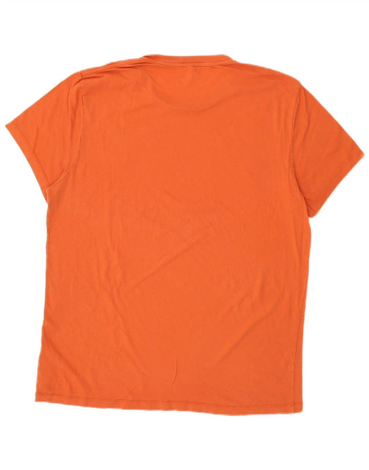 JACK WILLS Camiseta para hombre Top Large Naranja Algodón