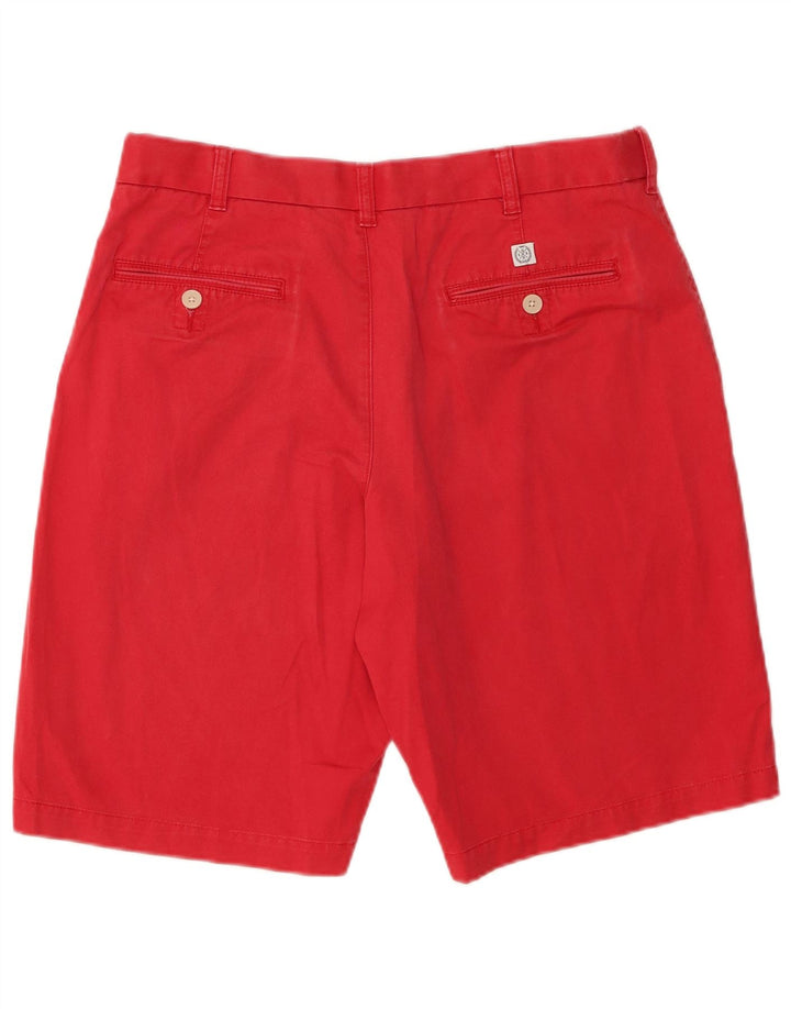 Marks & Spencer Pantalones cortos chinos para hombre W34 Algodón rojo grande