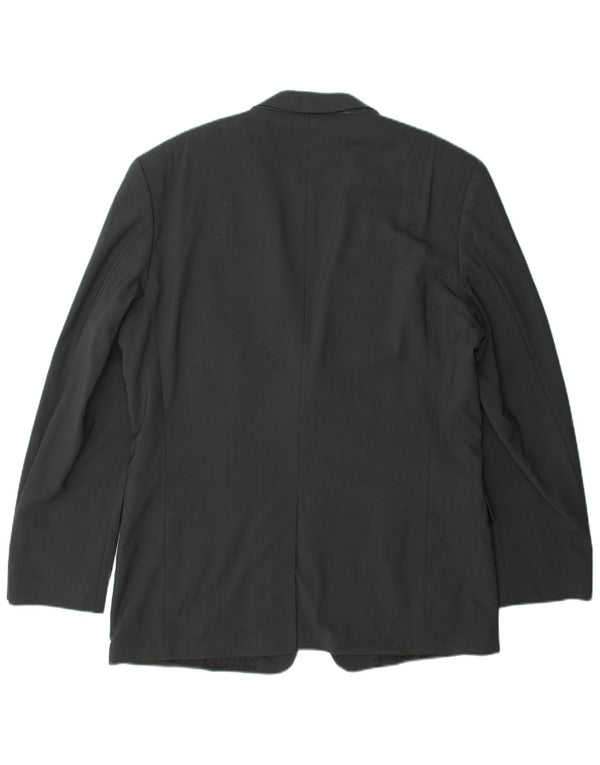 Hugo Boss Chaqueta tipo blazer de 2 botones para hombre EU 52 XL Lana gris