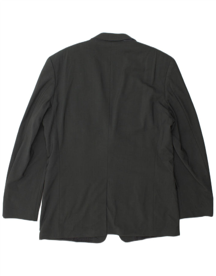 Hugo Boss Chaqueta tipo blazer de 2 botones para hombre EU 52 XL Lana gris