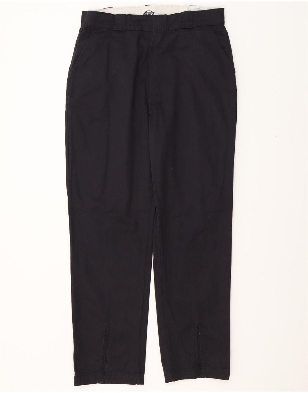 DICKIES Pantalón chino recto para hombre W34 L31 Poliéster negro
