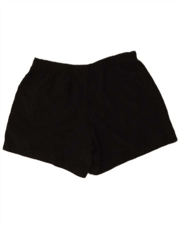 Nike Pantalones cortos deportivos para mujer US 12/14 Grande Negro Colorblock Poliéster