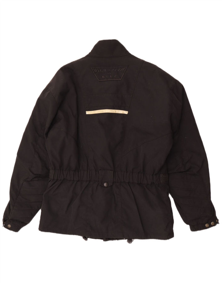 Buse Chaqueta gráfica para hombre, talla 40, nailon negro grande