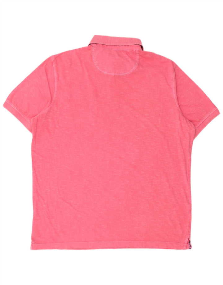 Bugatti Polo Teñido En Prenda Para Hombre XL Rosa
