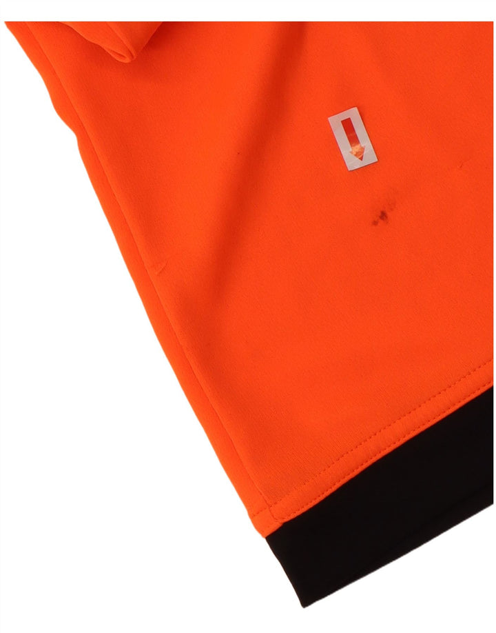 ADIDAS Camiseta Climalite para niño 9-10 años Naranja Colorblock Poliéster