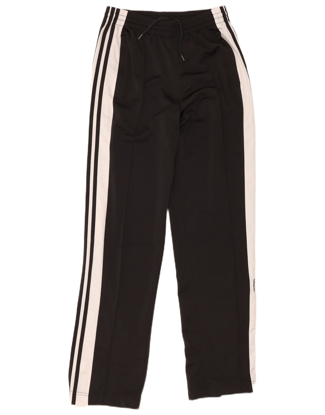 Adidas Pantalones de chándal para mujer UK 8 Small Negro Colorblock Poliéster