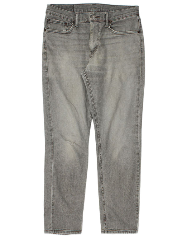Levi's Mens 511 Vaqueros Slim Desgastados 32 L30 Algodón Gris