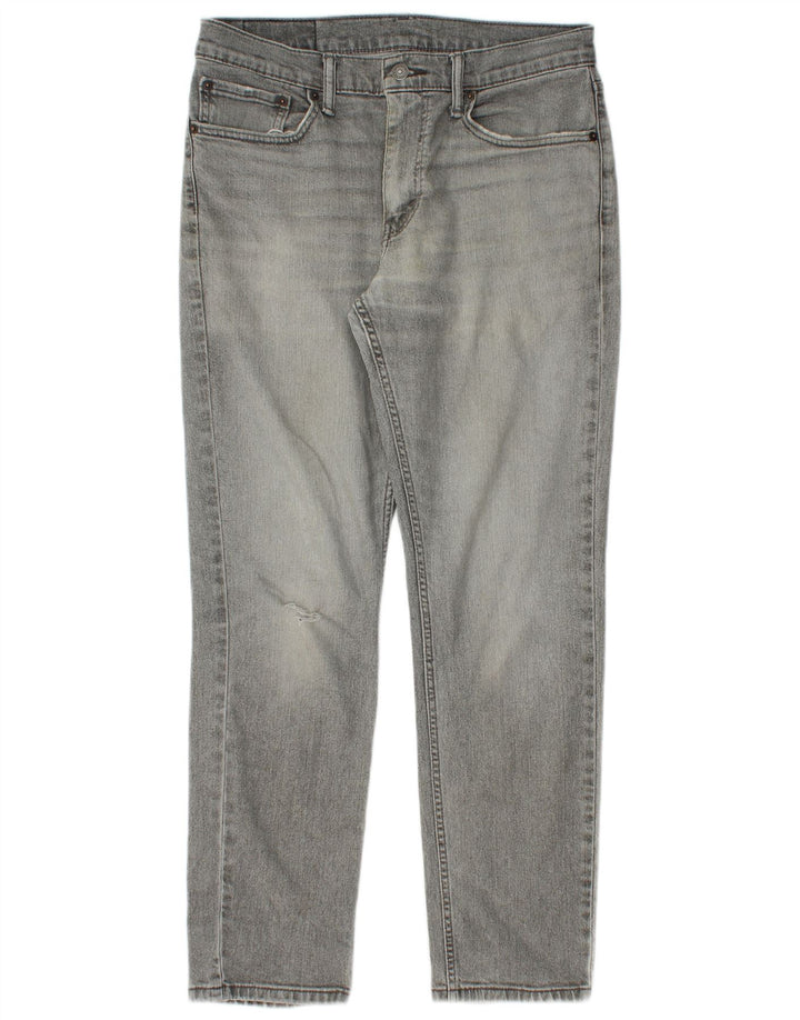 Levi's Mens 511 Vaqueros Slim Desgastados 32 L30 Algodón Gris