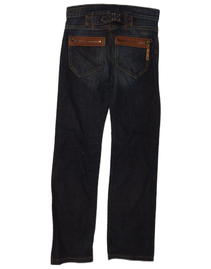 Vaqueros Recto Mujer Gas W25 L30 Algodón Azul