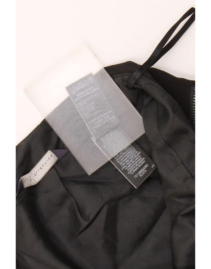 Marks & Spencer Falda lápiz para mujer UK 10 Small W28 Poliéster negro